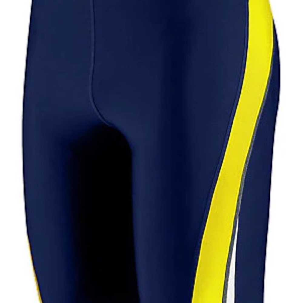 Speedo Launch Splice Endurance + Jammer Swimsuit Youth Navy/Gold size 22